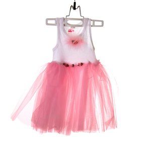 🆕 Dreampower/Cherokee Pink WhiteTutu Dress Size 2